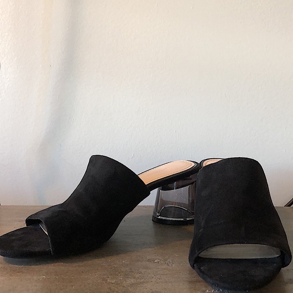 Black Suede Zara Mules - Picture 8 of 8